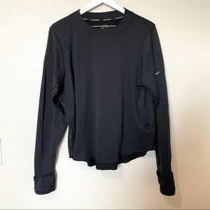 Nike Dri-Fit Run Pullover Black Long Sleeve XL